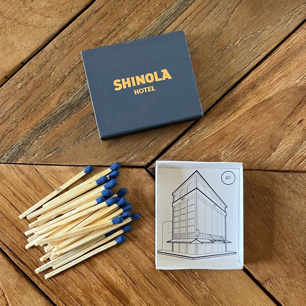 Shinola Hotel Matchbook